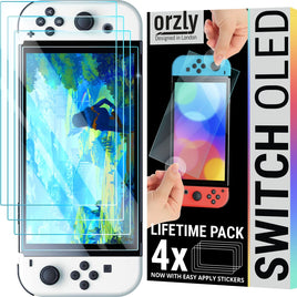 Switch OLED Tempered Glass Protector (4pk)